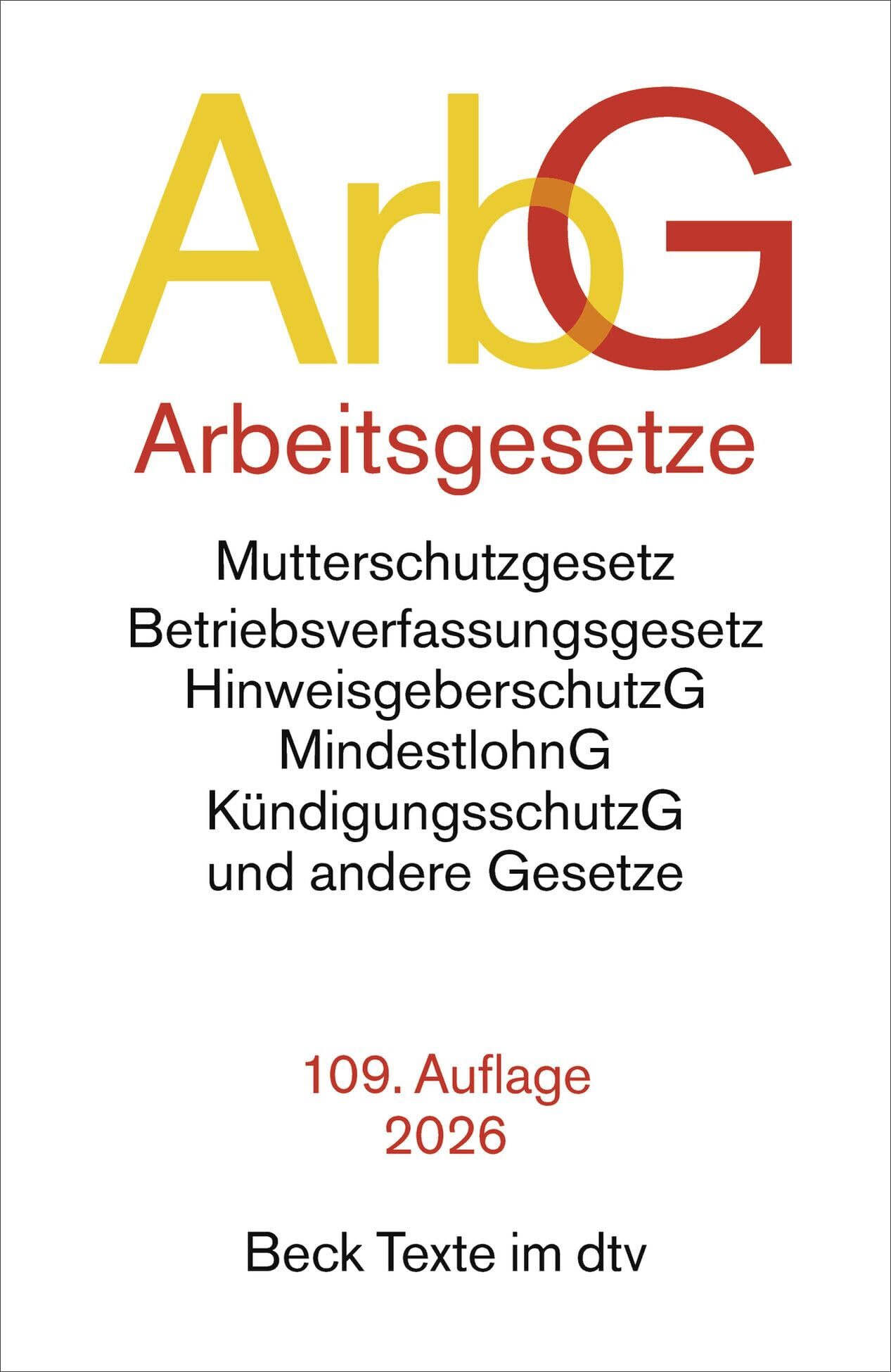 Arbeitsgesetze. ArbG