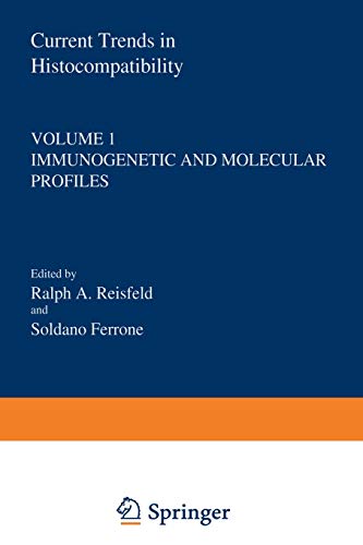 Current Trends in Histocompatibility Volume 1 Immunogenetic and Molecular Profiles