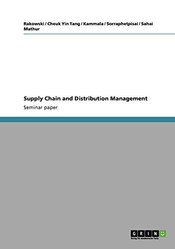 Supply Chain and Distribution Management