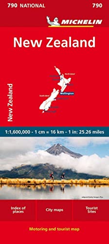Michelin Neuseeland: Straßen- und Tourismuskarte 1:1 600.000 (MICHELIN Nationalkarten)