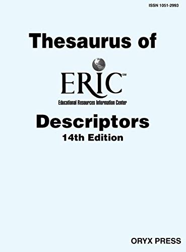 Thesaurus of Eric Descriptors: 14th Edition