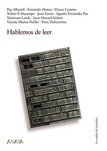 Hablemos de leer (Otras Colecciones - La Sombra De La Palabra)