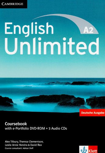 GEBRAUCHT English Unlimited A2 - Elementary Coursebook with e-Portfolio DVD-ROM + 3 Audio-CDs - Preis vom 02062023 050629 h