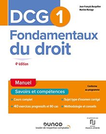 DCG 1, fondamentaux du droit : manuel, savoirs et compétences