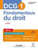 DCG 1 Fondamentaux du droit - Manuel 4e éd.