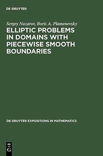 Elliptic Problems in Domains with Piecewise Smooth Boundaries (De Gruyter Expositions in Mathematics, Band 13)