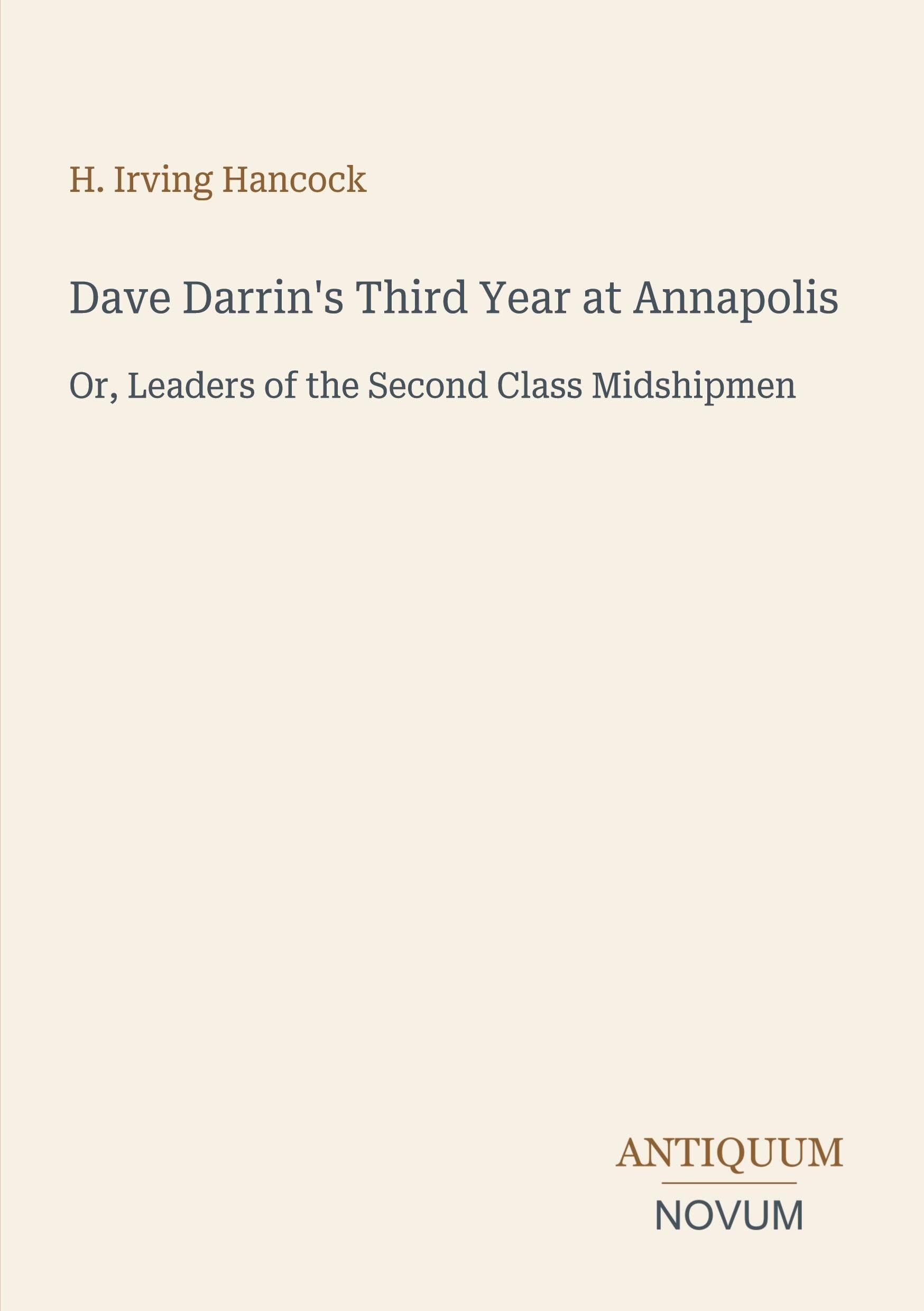 Dave Darrin's Third Year at Annapolis