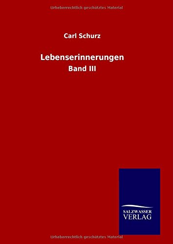 Lebenserinnerungen: Band III