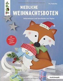 Niedliche Weihnachtsboten (kreativ.kompakt.): Dekorationen und Geschenke aus Papier