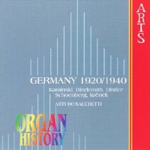 Organ History - Orgelmusik in Deutschland 1920-1940