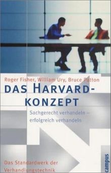 Das Harvard-Konzept: Sachgerecht verhandeln - erfolgreich verhandeln