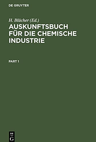 Auskunftsbuch für die chemische Industrie