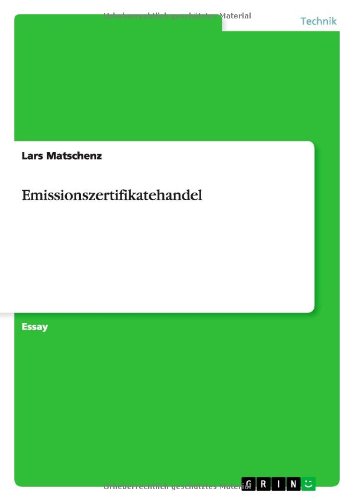 Emissionszertifikatehandel