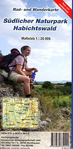 Südlicher Naturpark Habichtswald - Kartographische Kommunale Verlagsgesellschaft mbH Karte (im Sinne von Landkarte)