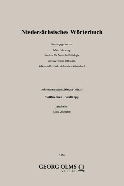 Niedersächsisches Wörterbuch