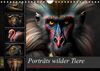Porträts wilder Tiere (Wandkalender 2024 DIN A4 quer): Spektakuläre Bilder wunderschöner wilder Tiere (Monatskalender, 14 Seiten ) (CALVENDO Kunst)