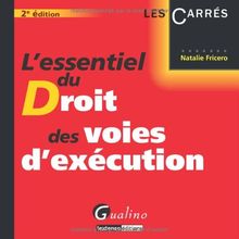 L'essentiel du droit des voies d'exécution