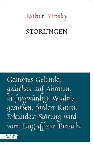Kinsky, Esther: Störungen