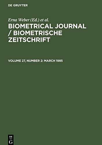 Biometrical Journal / Biometrische Zeitschrift, Volume 27, Number 2, March 1985
