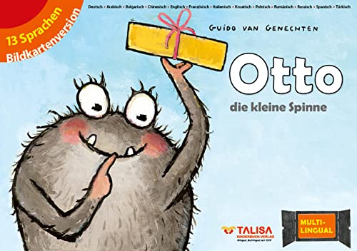 Otto - die kleine Spinne, Bildkartenversion: (13 Sprachen, Multilingual, A3)
