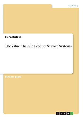The Value Chain in Product Service Systems