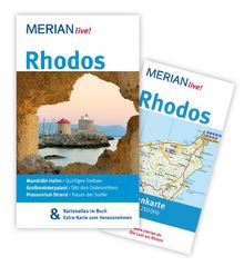 Rhodos: Mit Kartenatlas im Buch und Extra-Karte zum Herausnehmen: Mandráki-Hafen: Quirliges Treiben. Großmeisterpalast: Sitz des Ordensritters. Prassoníssi-Strand: Traum der Surfer (MERIAN live)