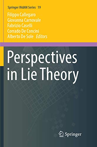 Perspectives in Lie Theory (Springer INdAM Series, Band 19)