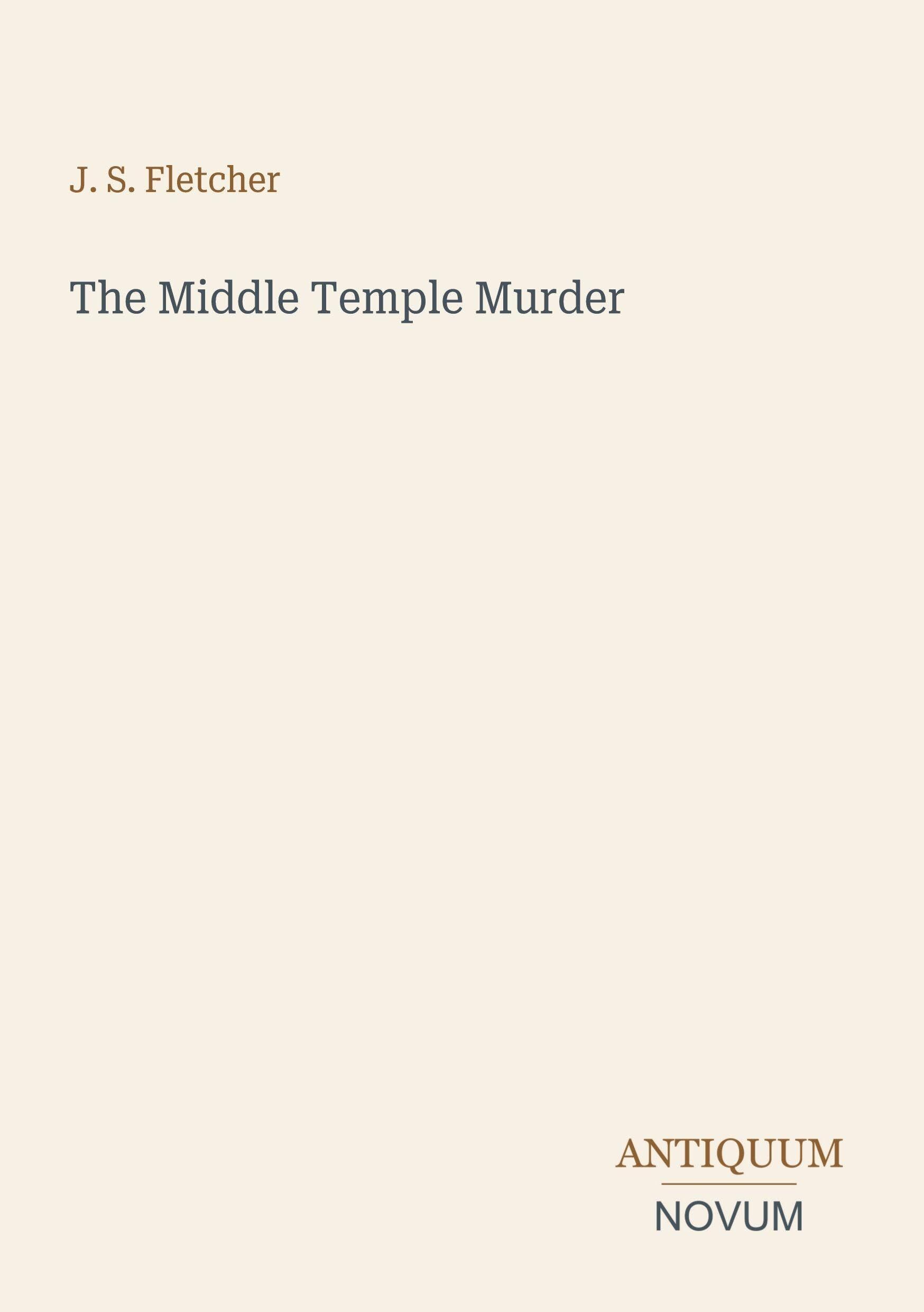 The Middle Temple Murder