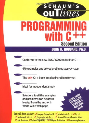 Schaum's Outline of Programming with C++ (Schaum's Outlines)