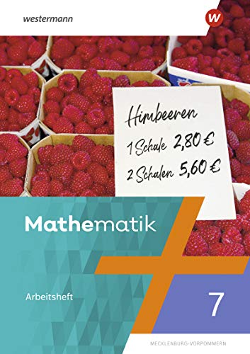 Mathematik - Ausgabe 2019 für Regionale Schulen in Mecklenburg-Vorpommern: Arbeitsheft mit Lösungen 7