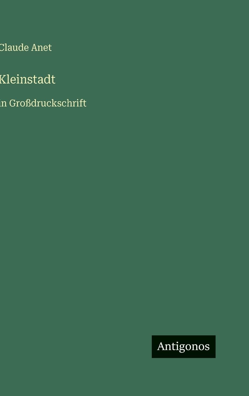 Kleinstadt: in Großdruckschrift