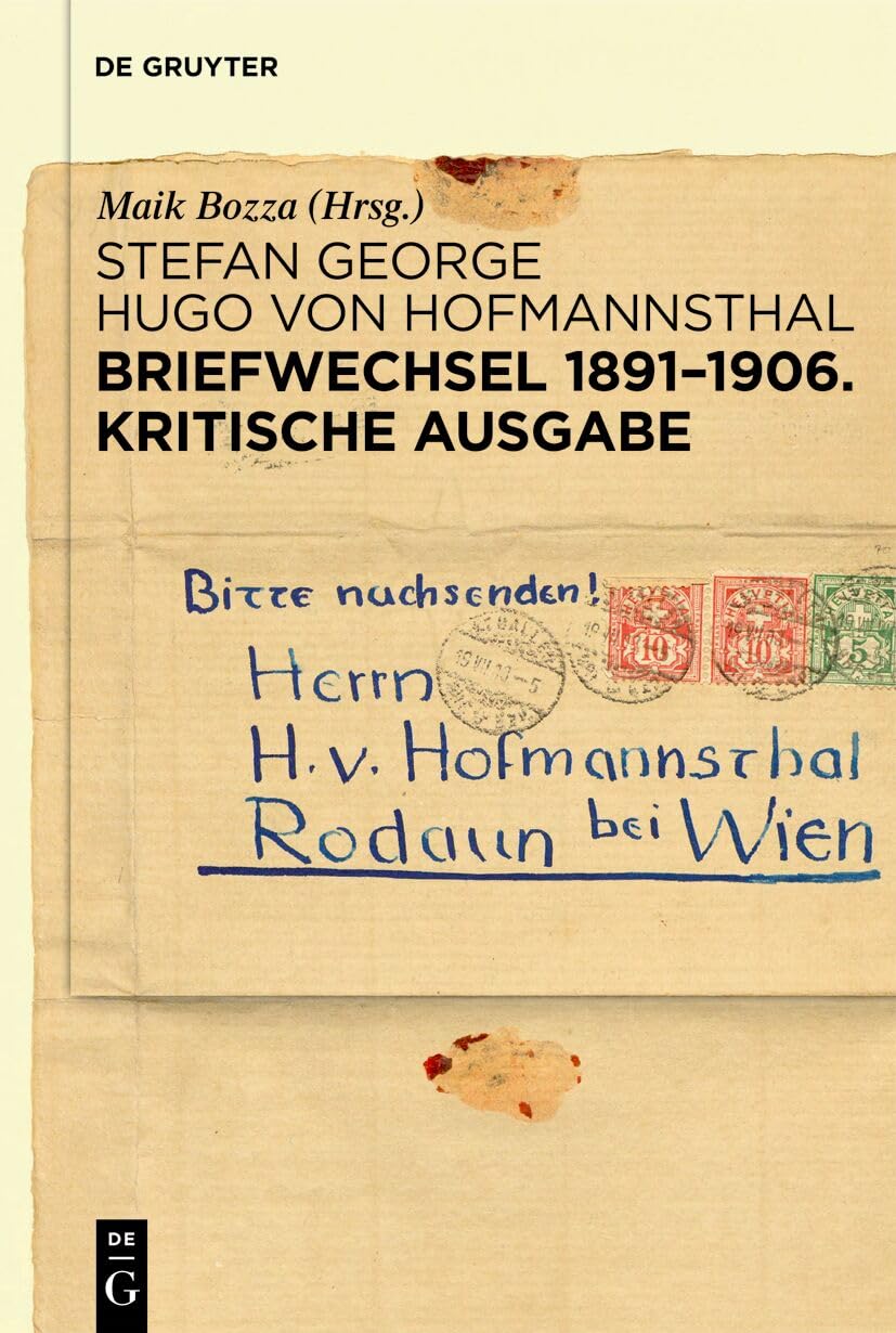 George, Stefan: Briefwechsel 1891-1906. Kritische Ausgabe