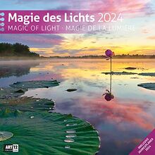 Magie des Lichts 2024, Wandkalender / Broschürenkalender im Hochformat (aufgeklappt 30x60 cm) - Geschenk-Kalender mit Monatskalendarium zum Eintragen