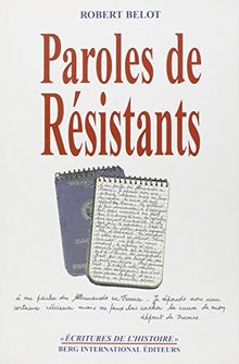 Paroles de résistants