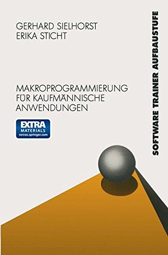 Multiplan 4.0: Makroprogrammierung für Kaufmännische Anwendungen