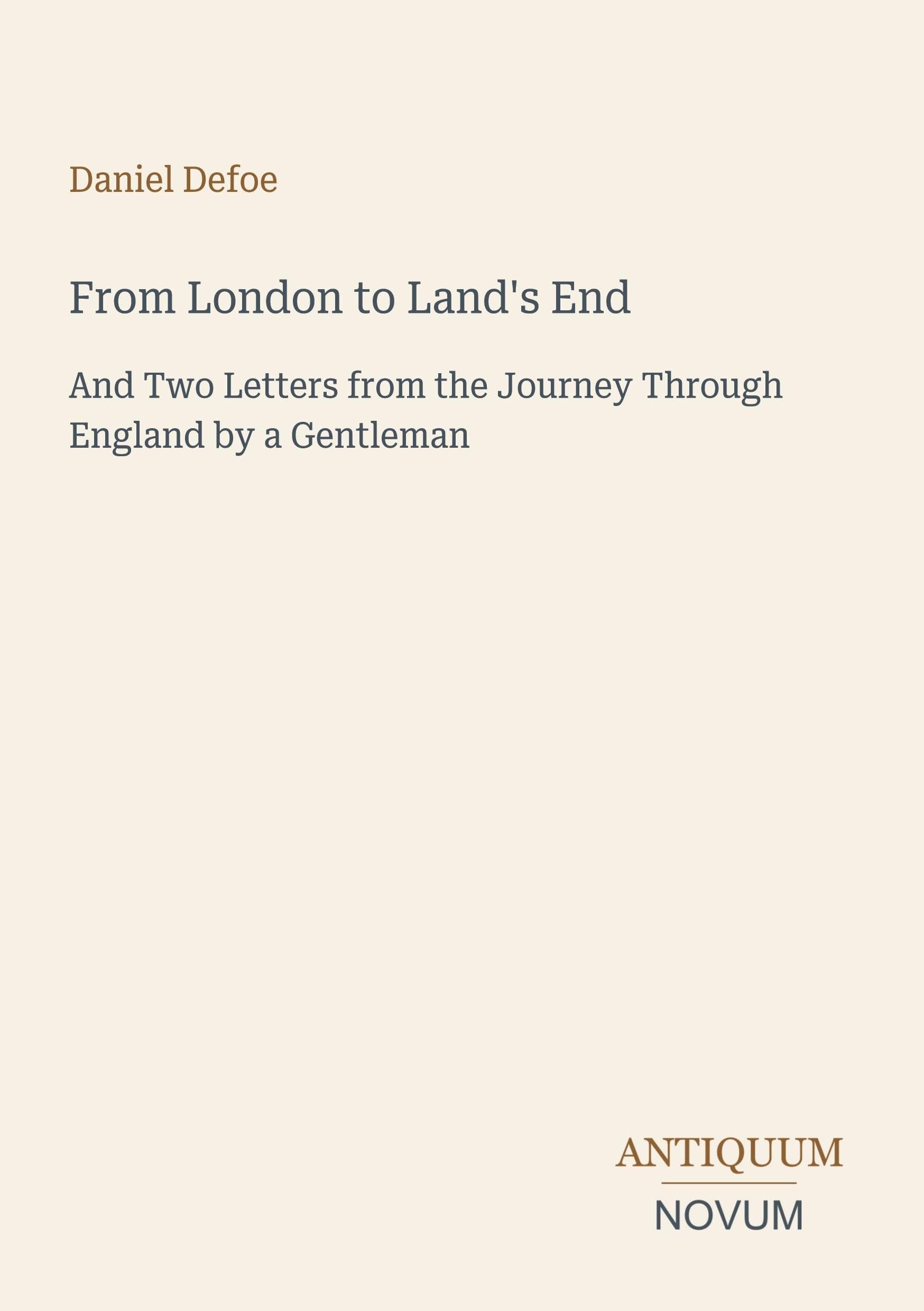 From London to Land's End