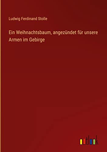 Ein Weihnachtsbaum, angezündet für unsere Armen im Gebirge