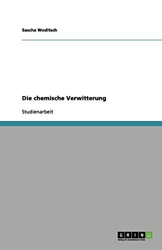 Die chemische Verwitterung