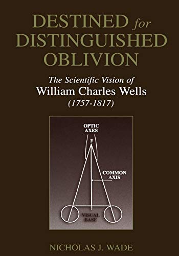 Destined for Distinguished Oblivion: The Scientific Vision of William Charles Wells (1757–1817) (History and Philosophy of Psychology)