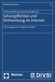 Schutzpflichten und Drittwirkung im Internet: Das Grundgesetz im digitalen Zeitalter