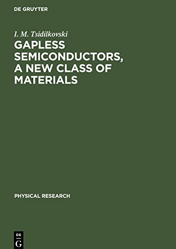 Gapless Semiconductors, a New Class of Materials