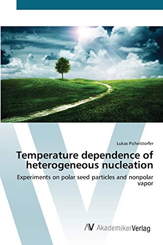 Temperature dependence of heterogeneous nucleation: Experiments on polar seed particles and nonpolar vapor