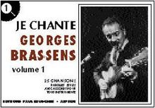 Partition : Je chante Brassens vol 1