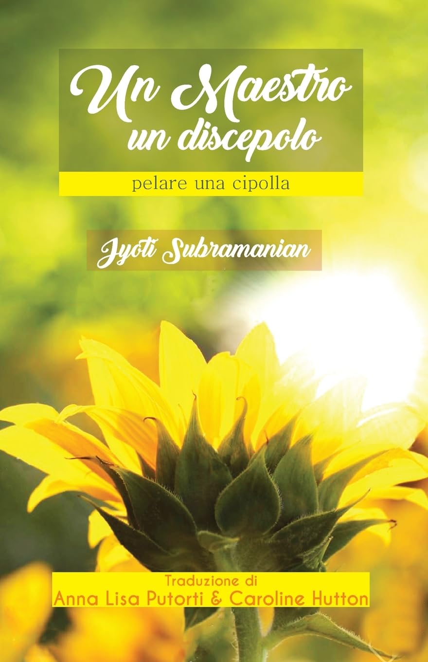 Un Maestro un discepolo: pelare una cipolla