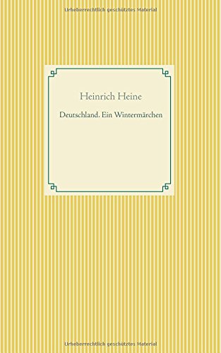 Deutschland. Ein Wintermärchen (Buchreihe Taschenbuch Literatur Klassiker)