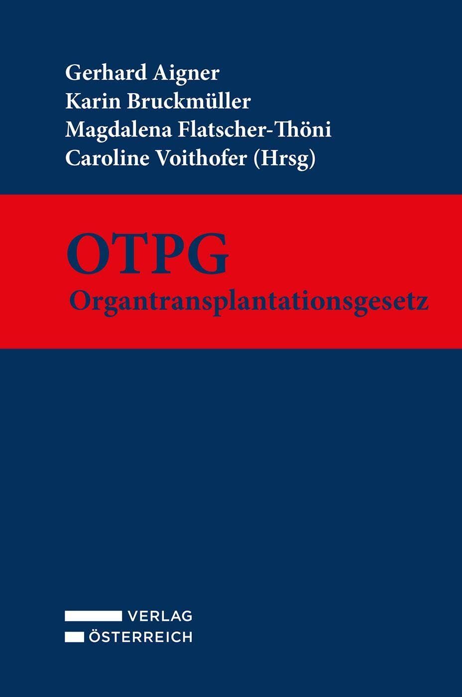 OTPG - Organtransplantationsgesetz - Neuware
