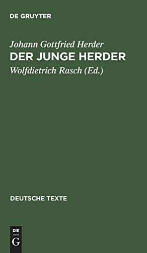 Der junge Herder (Deutsche Texte, 1)