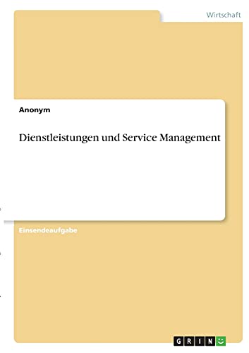 Dienstleistungen und Service Management