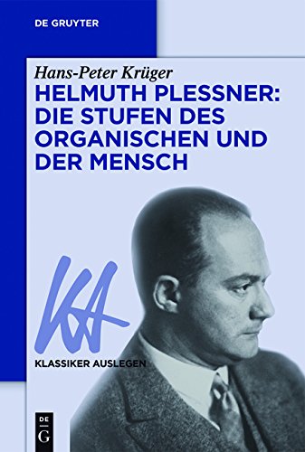 Helmuth Plessner Die Stufen des Organischen und der Mensch - Hans-Peter Krüger Kartoniert (TB)