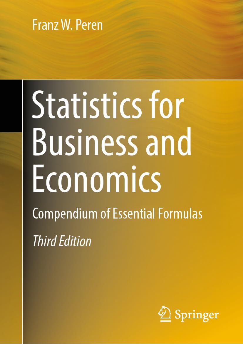 Statistics for Business and Economics